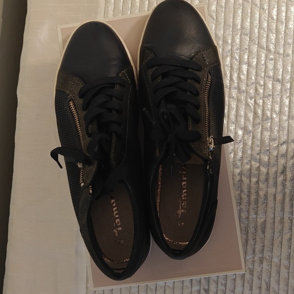 Tamaris sneakers, women's, navy, size 10 - Picture 2 of 5